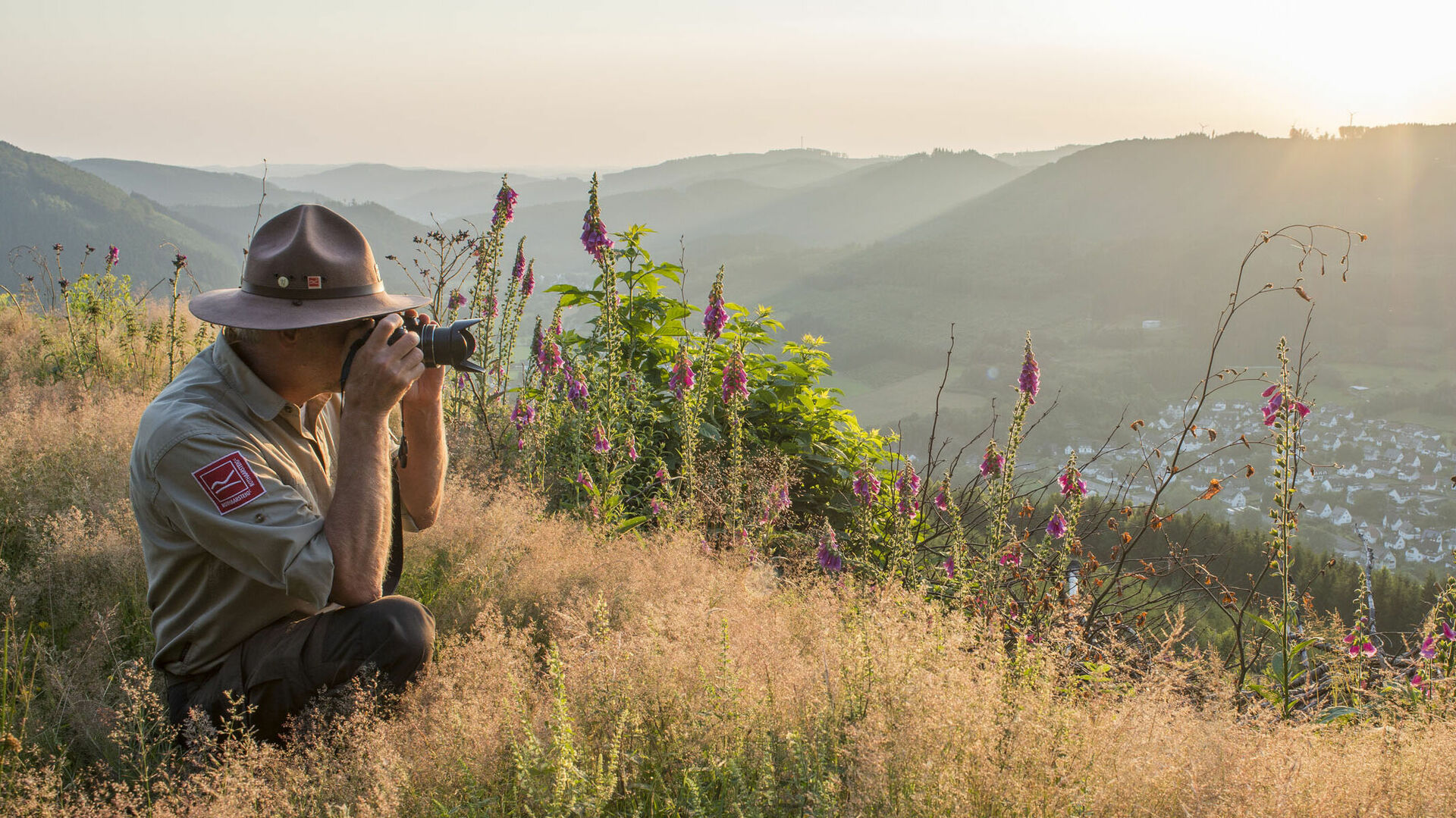 Ranger auf dem Rothaarsteig in Oberhundem Ranger auf den Höhen des Rothaarsteiges in Oberhundem