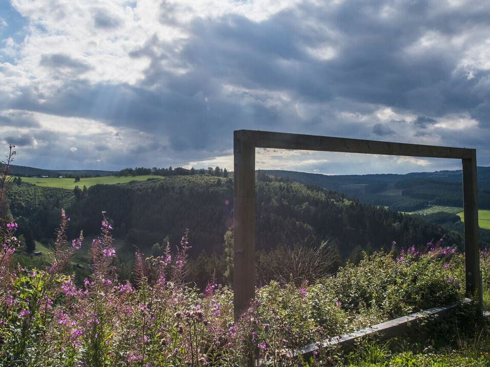 Wandern auf dem Rothaarsteig bei Winterberg Wanderreise mit Panoramablick auf dem Rothaarsteig in Winterberg im Sauerland